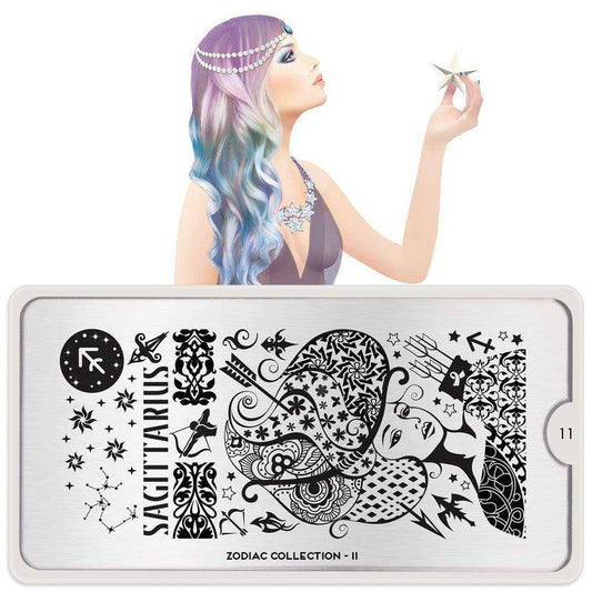 Zodiac 11 ✦ Nail Stamping Plate - MoYou London
