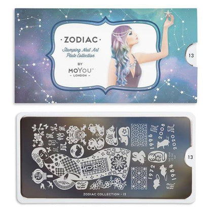 Zodiac 13 ✦ Nail Stamping Plate - MoYou London