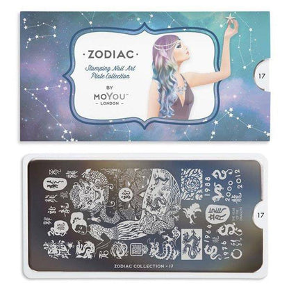 Zodiac 17 ✦ Nail Stamping Plate - MoYou London