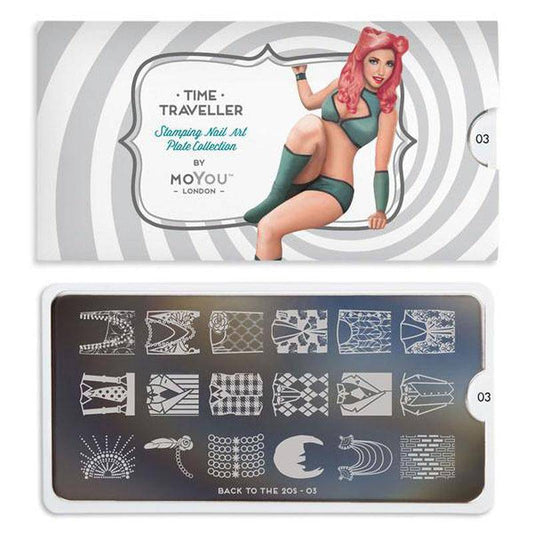 Back to the 20s 03 ✦ Nail Stamping Plate - MoYou London