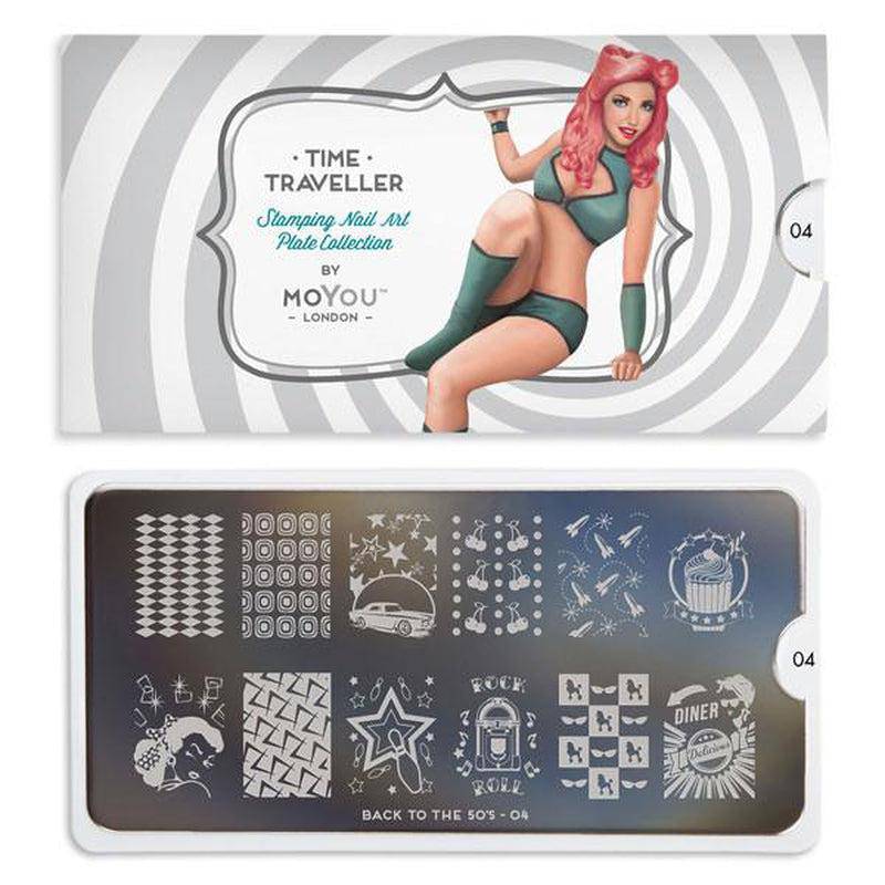 Back to the 50s 04 ✦ Nail Stamping Plate - MoYou London