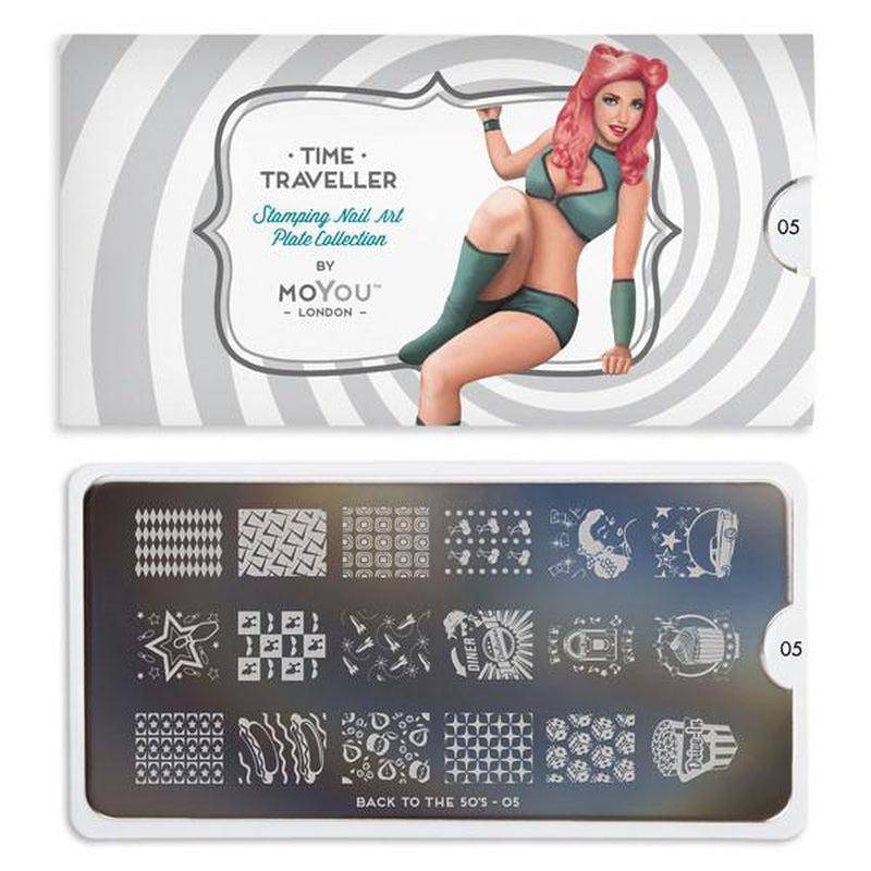Back to the 50s 05 ✦ Nail Stamping Plate - MoYou London