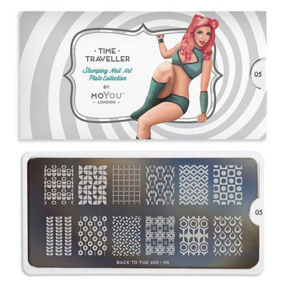 Back to the 60s 05 ✦ Nail Stamping Plate - MoYou London
