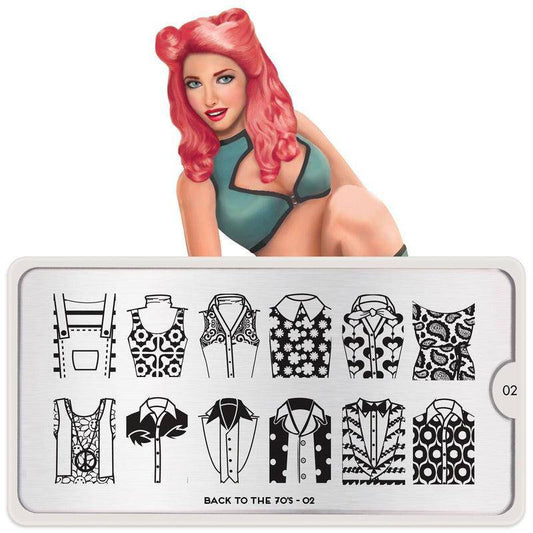 Back to the 70s 02 ✦ Nail Stamping Plate - MoYou London