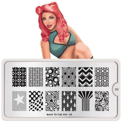 Back to the 70s 03 ✦ Nail Stamping Plate - MoYou London