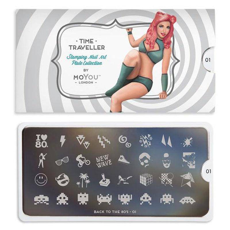 Back to the 80s 01 ✦ Nail Stamping Plate - MoYou London