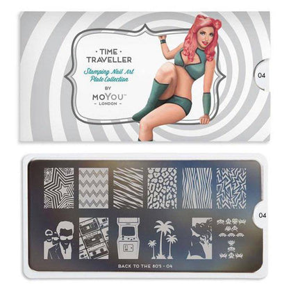 Back to the 80s 04 ✦ Nail Stamping Plate - MoYou London