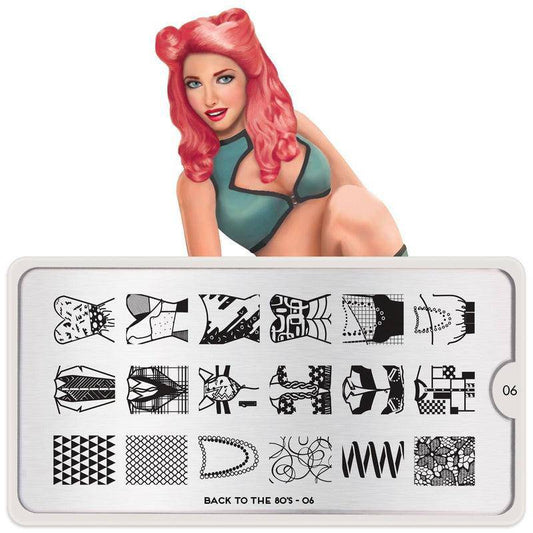 Back to the 80s 06 ✦ Nail Stamping Plate - MoYou London