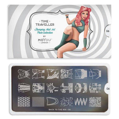 Back to the 80s 06 ✦ Nail Stamping Plate - MoYou London