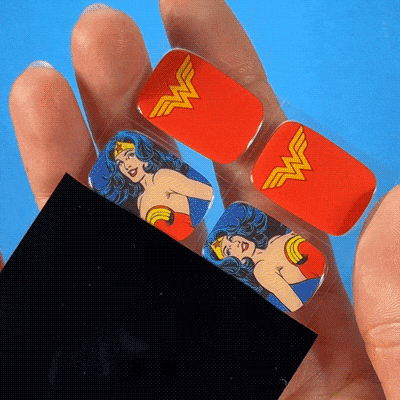 Gel Nail Strip ★ Wonder Woman - MoYou London