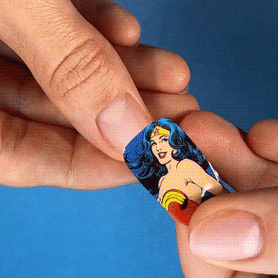 Gel Nail Strip ★ Wonder Woman - MoYou London